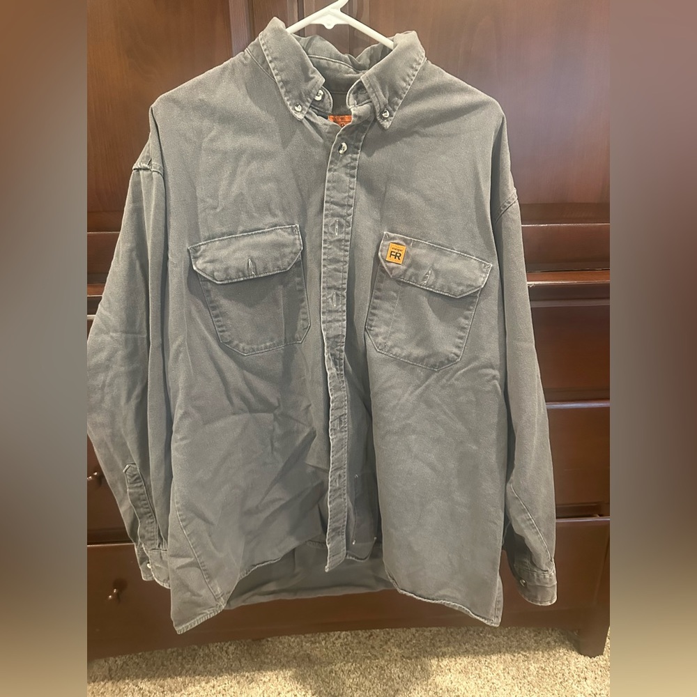 Wrangler fire rated button down